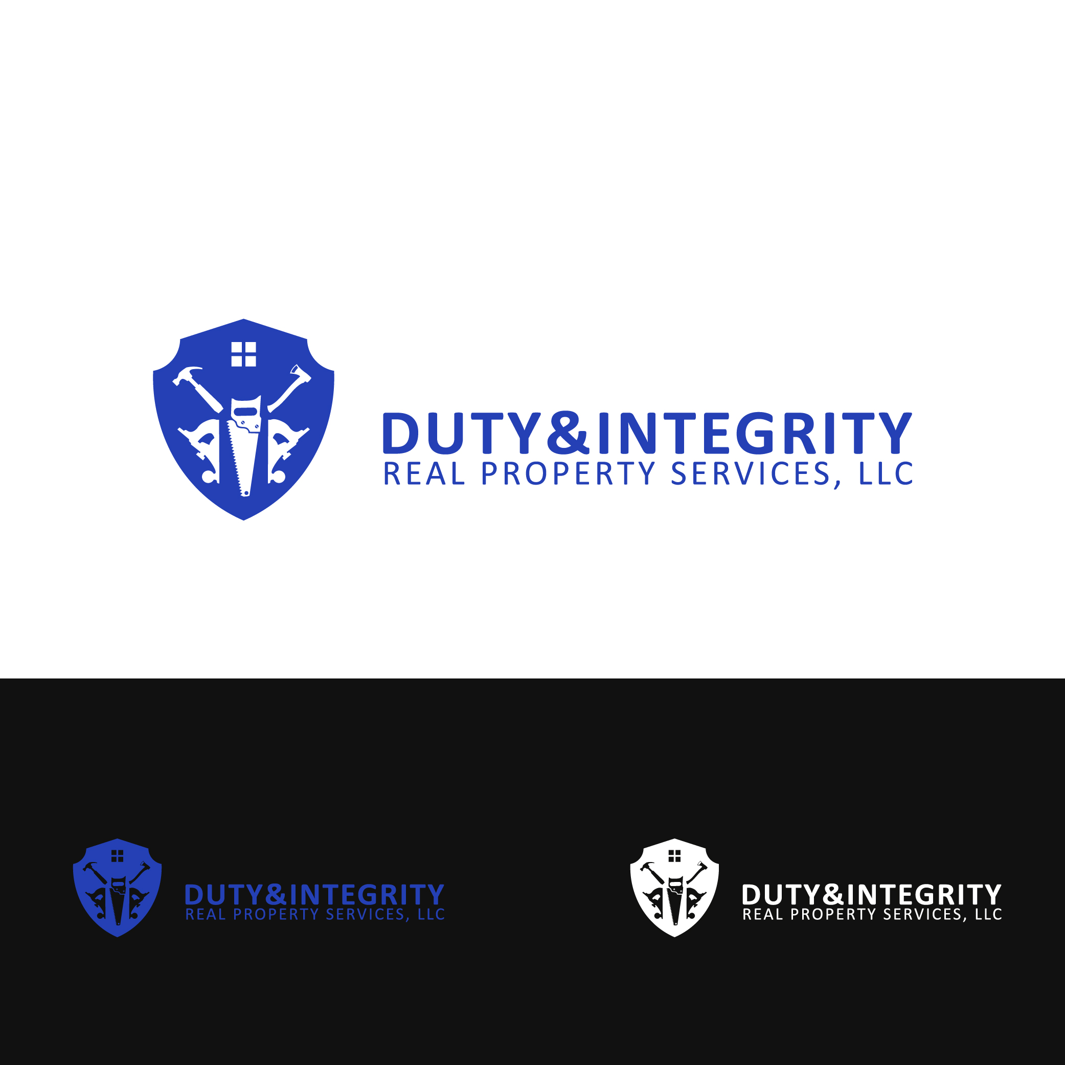 Logo-Design von jafar 3 für Duty & Integrity Real Property Services, LLC | Design #20617503
