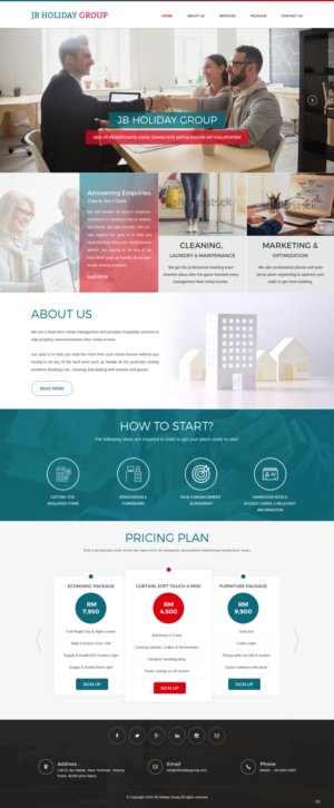 Web Design by pb for this project | Design: #20621860