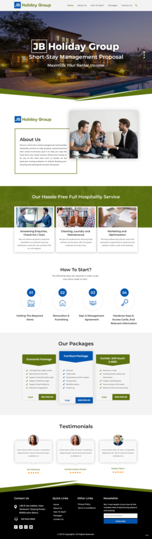 Web Design by pb for this project | Design: #20621875