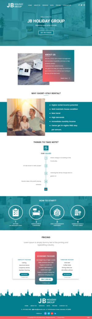 Web Design by pb for this project | Design: #20621877