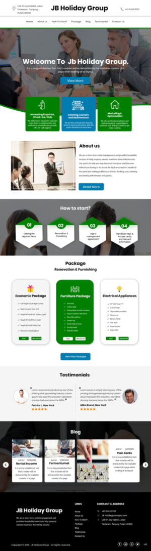 Web Design by pb for this project | Design: #20621879