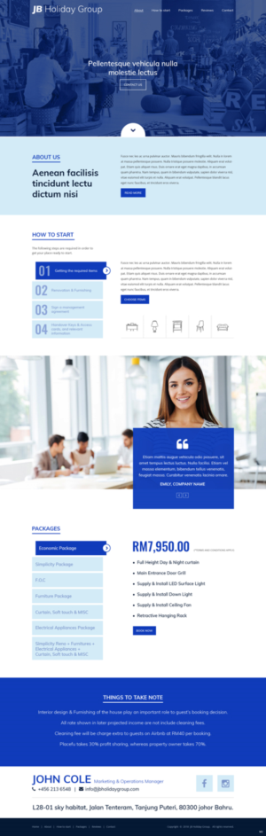 Web Design by pb for this project | Design: #20628495