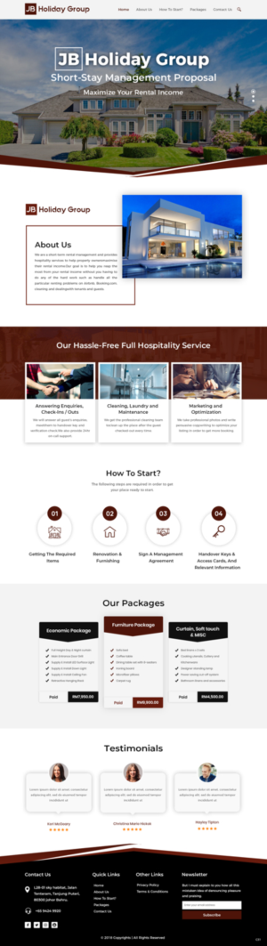 Web Design by pb for this project | Design: #20649563