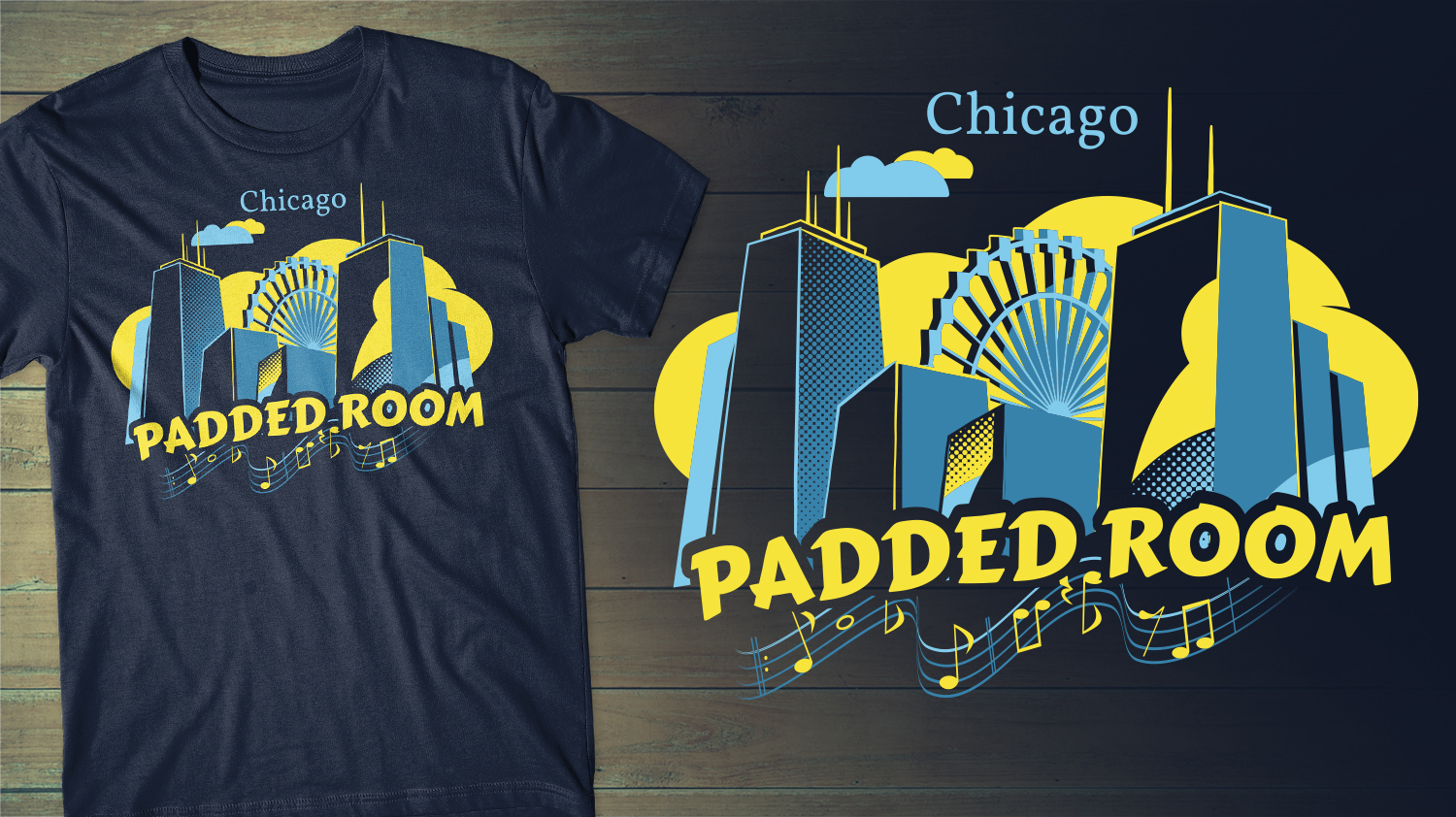 T-shirt Design by db1404 for Padded Room | Design #20612112