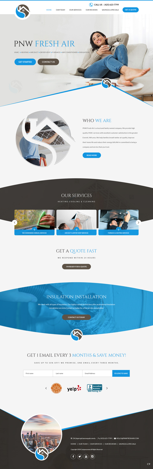 Web Design by pb for this project | Design #20614859