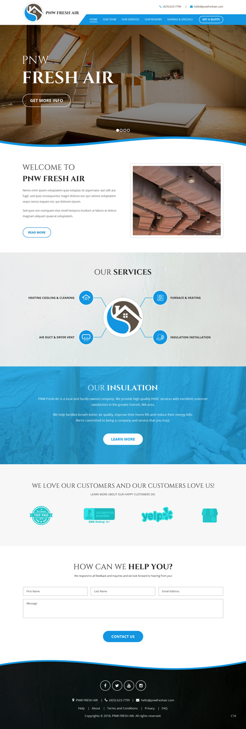 Web Design by pb for this project | Design #20614861