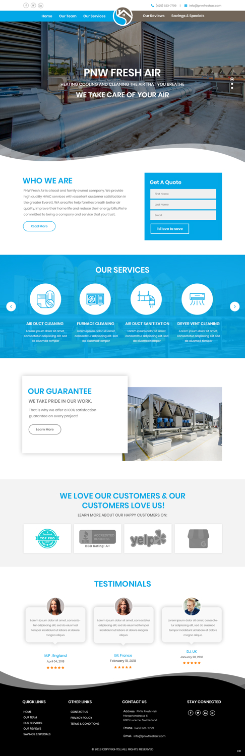 Web Design by pb for this project | Design #20614865