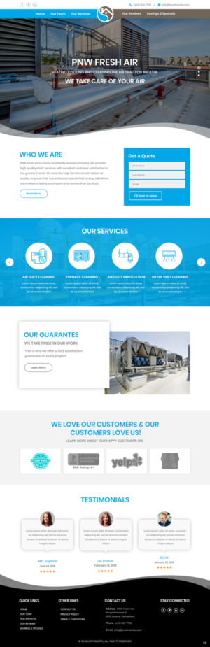 Web Design by pb for this project | Design: #20614865