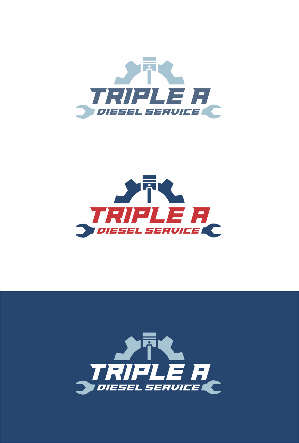 Logo Design by xygo_bg for TRIPLE A DIESEL SVC | Design #20613567