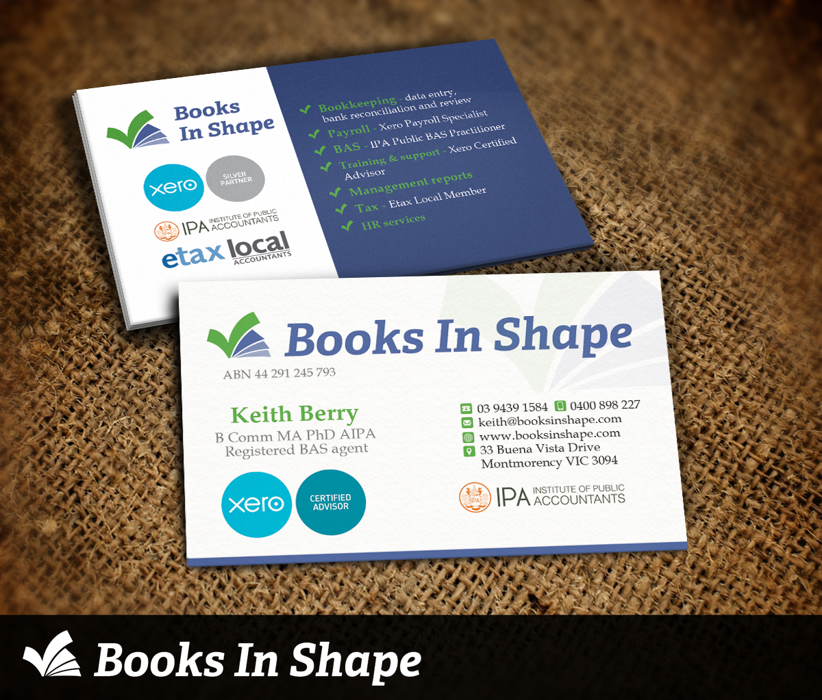 Business Card Design by Nelsur for Keith M & Christine M Berry | Design #2919526