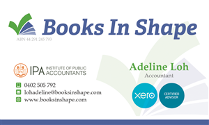 Books In Shape Business Card Design | Visitenkarten-Design von Nelsur