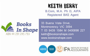 Business Card Design by R O N I E for Keith M & Christine M Berry | Design: #2933757