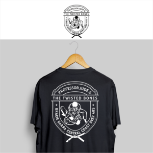 Professor Jude & The Twisted Bones | Diseño de Camiseta por kolevvp