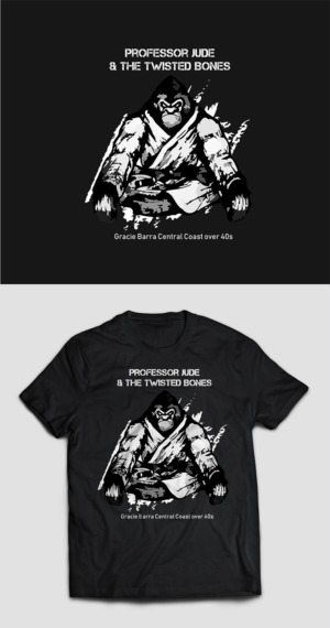 Professor Jude & The Twisted Bones | Diseño de Camiseta por Alpha_Creative