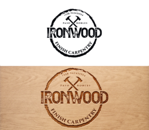 Logo Design by trufya for Ironwood finish carpentry  | Design: #20653360