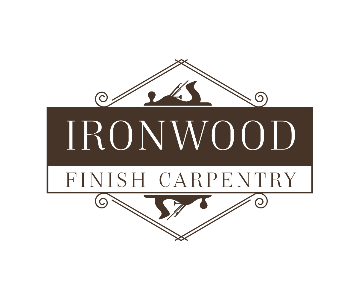 Modern, Bold, Carpentry Logo Design for "Ironwood", "Finish Carpentry