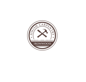 Logo Design by instudio for Ironwood finish carpentry  | Design: #20619630