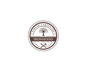 Logo Design by instudio for Ironwood finish carpentry  | Design: #20619633