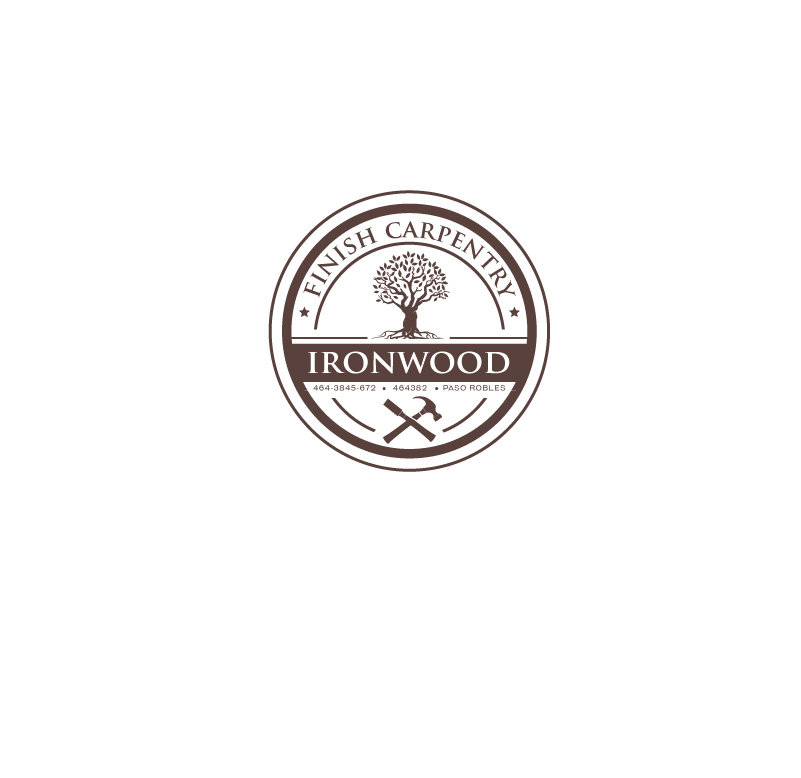 Logo Design by instudio for Ironwood finish carpentry  | Design #20624989
