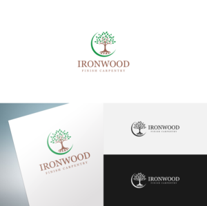 Logo-Design von zatsukiki für Ironwood finish carpentry  | Design #20627537