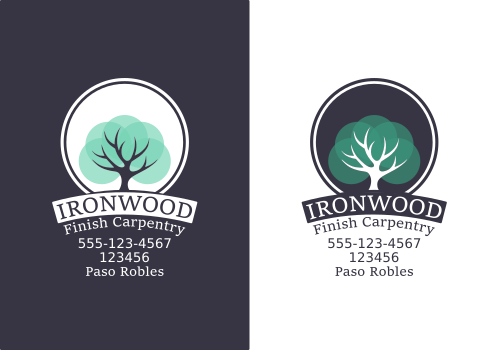 Logo Design by Didi Purwadi for Ironwood finish carpentry  | Design #20648716