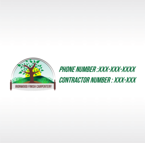 Logo Design by ari 4 for Ironwood finish carpentry  | Design: #20635917