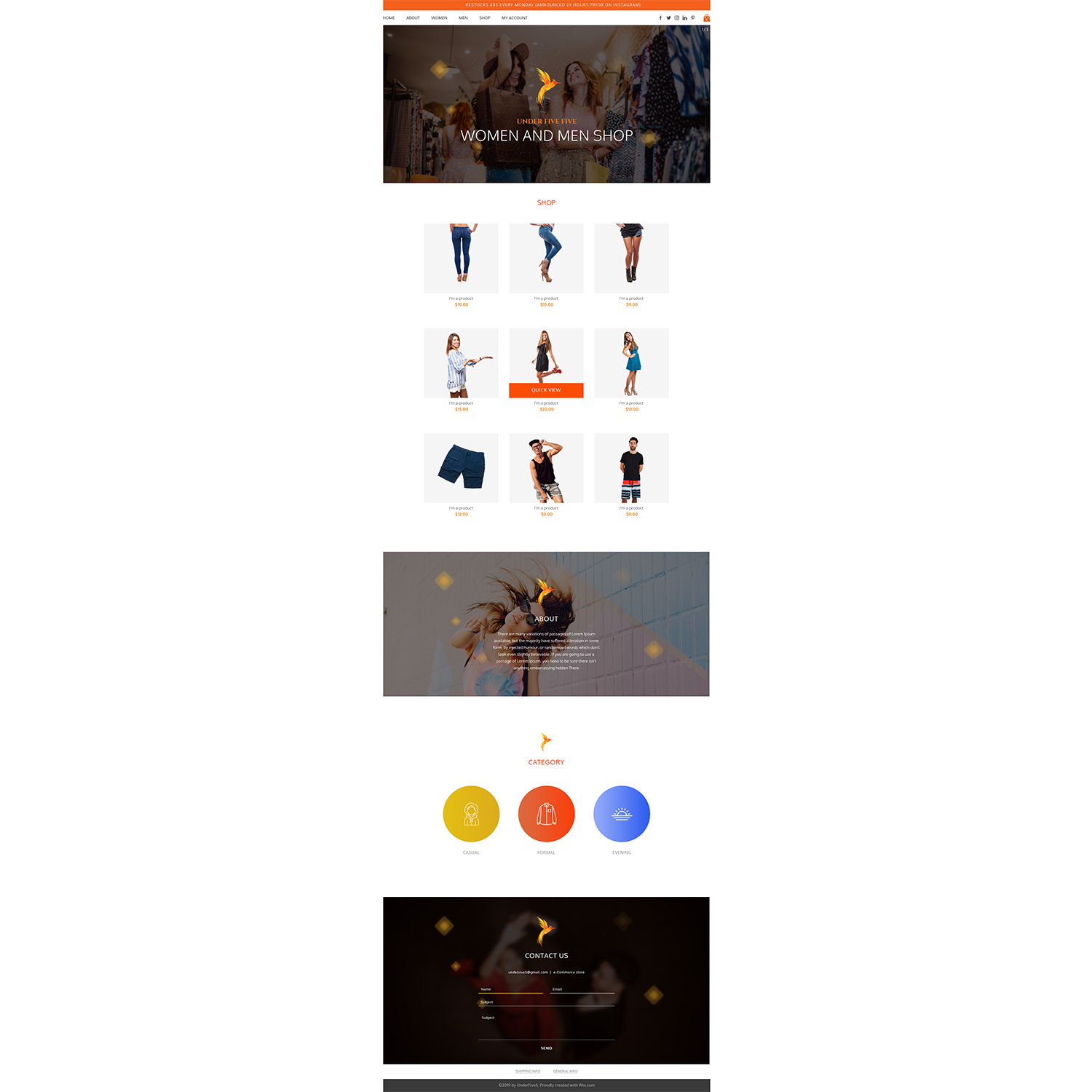 Web Design by AbhishekRoyBunty for Under Five Five Inc. | Design #20857225