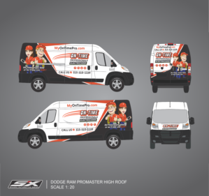 Million Dollar Vehicle Design For Home Service Company | Diseño de Rotulación de Vehículo por Anung Shudax