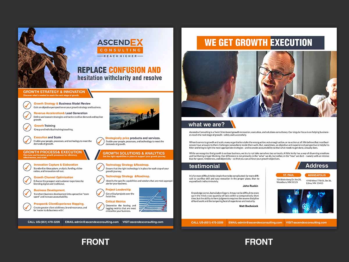 Flyer Design by n214008 for Autus Actus LLC | Design #20626455