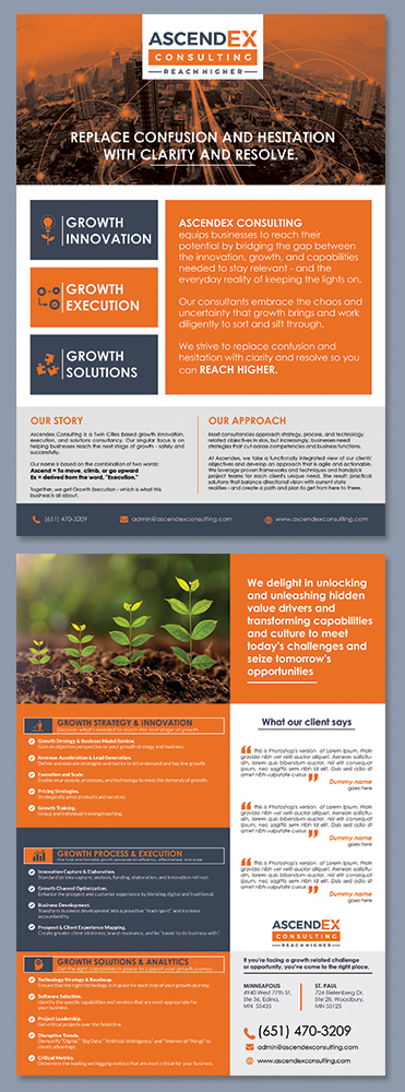 Design de Flyer par BLUE WINGS pour Autus Actus LLC | Design #20655412