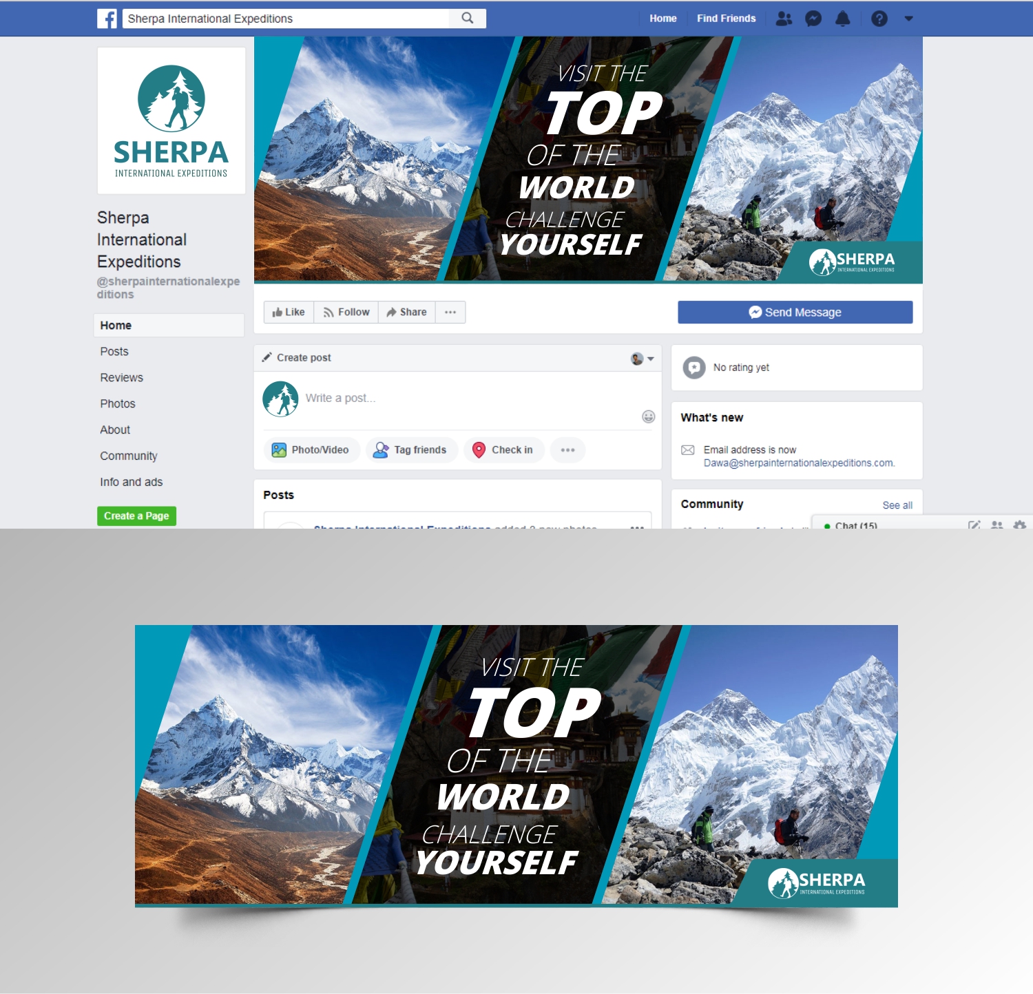 Facebook Design by ecorokerz for this project | Design #20625264