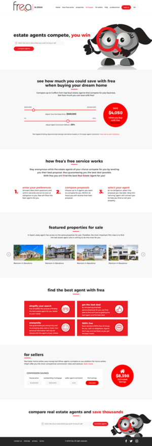 Frea in Spain | Web Design by Mukarram Haidari