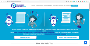 Graphic Design by Kristina Andonoff for Precision Content Authoring Solutions | Design: #20660571