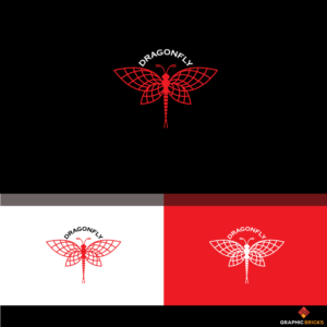 Dragonfly (draft 1) Dragonfly Kitchen (draft 2) and no text (draft 3) | Diseño de Logo por Graphic Bricks
