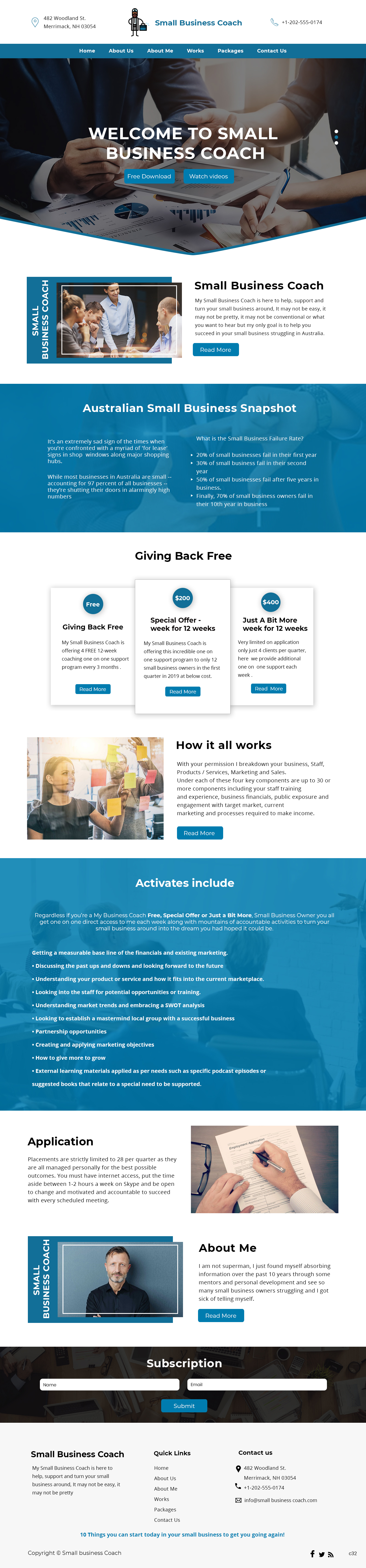 Web Design par pb pour My Small Business Coach | Design #20640034