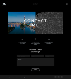 Wordpress Design by Ved Web Services for Dean Gröning GmbH | Design: #20633718