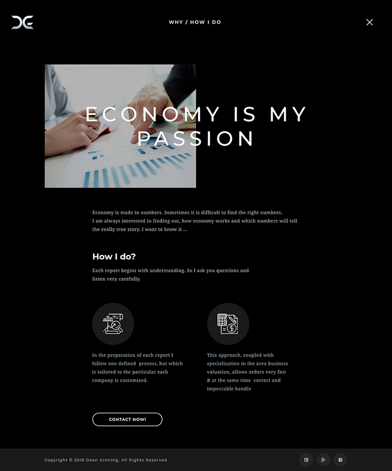 Wordpress Design by Ved Web Services for Dean Gröning GmbH | Design #20633719