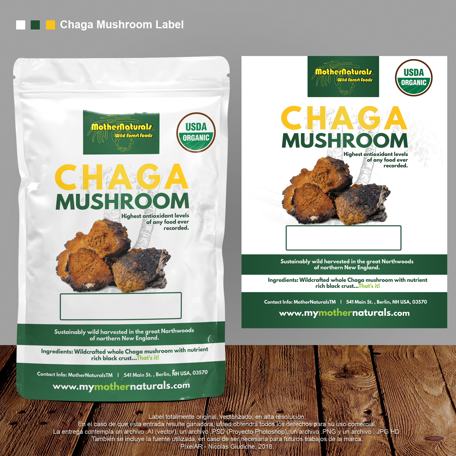 Label Design by Nico Giudiche for this project | Design #20649296