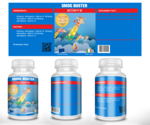Pill bottle label - clearly defined niche | Grafik-Design von Ngoeg