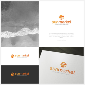 Sunmarket - Equipamiento Wellness | Diseño de Logo por madeli