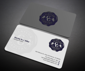 Diseño de Tarjeta de Presentación por Designers Hub para Claylor Capital | Diseño: #20642385