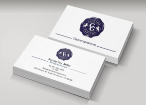 Design de Carte de Visite par Pixi Dust pour Claylor Capital | Design : #20634124