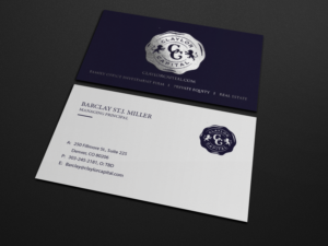 Business Card Design by Riz' for Claylor Capital | Design: #20698525