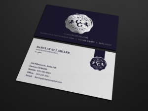 Business Card Design by Riz' for Claylor Capital | Design: #20698954