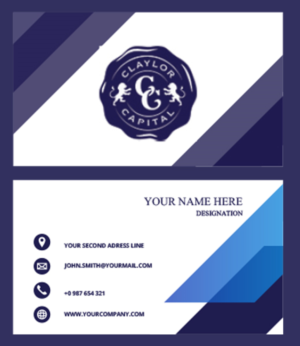 Business Card Design by hvdesigns for Claylor Capital | Design: #20635649
