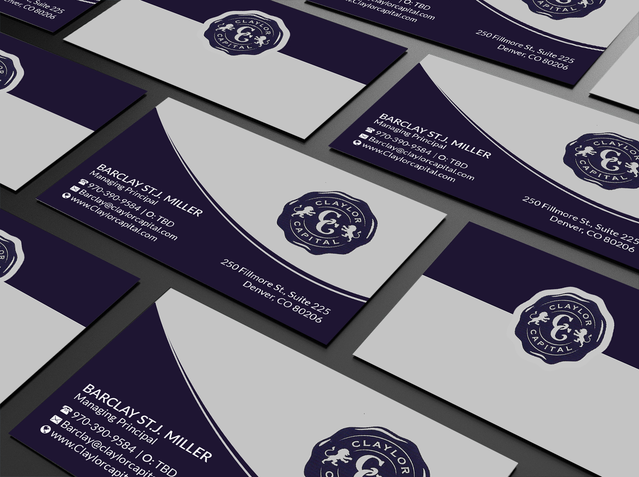 Business Card Design by Creations Box 2015 for Claylor Capital | Design #20634943