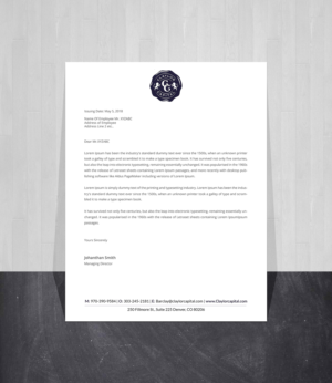 Business Card Design by Creations Box 2015 for Claylor Capital | Design: #20823066