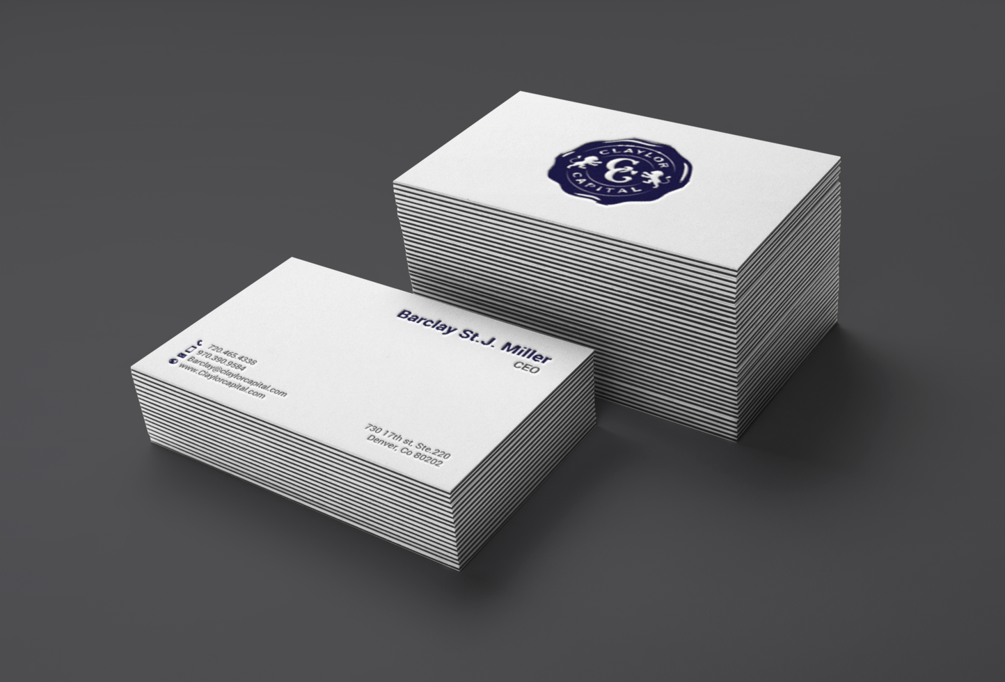 Business Card Design by chandrayaan.creative for Claylor Capital | Design #20631293