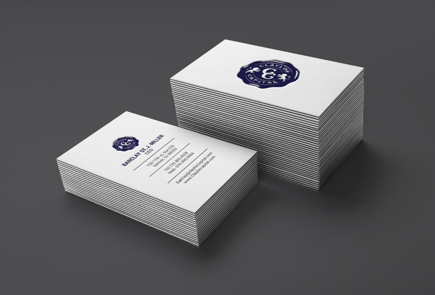Business Card Design by chandrayaan.creative for Claylor Capital | Design #20631295