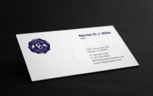 Design de Carte de Visite par chandrayaan.creative pour Claylor Capital | Design : #20631302